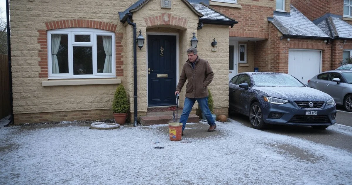 Keeping your driveway or patio safe in icy and wet weather